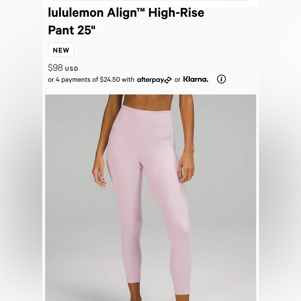 Lululemon Align High-Rise 25”